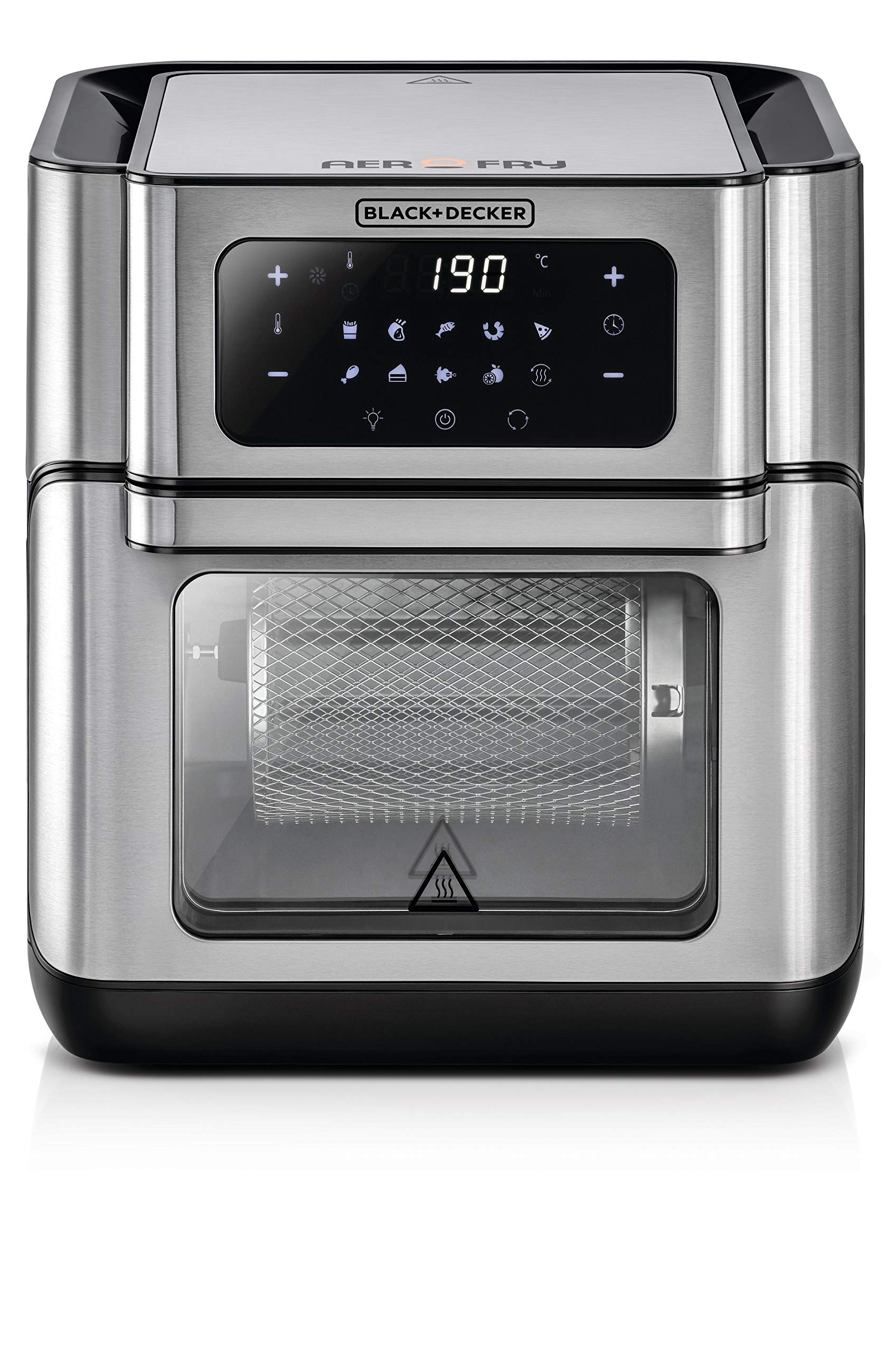 Black & Decker XL Digital Air Fryer Oven 1500W 12L, 10 Presets 360° Rapid Air Convection من بلاك + ديكر 1500 واط سعة 12 لتر، 10 اعدادات مسبقة وتقنية الحمل الحراري السريع 360 درجة للتحكم Black & Decker XL Digital Air Fryer Oven 1500W 12L, 10 Presets 360° Rapid Air Convection من بلاك + ديكر 1500 واط سعة 12 لتر، 10 اعدادات مسبقة وتقنية الحمل الحراري السريع 360 درجة للتحكم